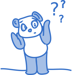 Confused panda