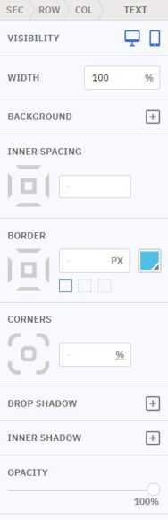 ActiveCampaign theme menu