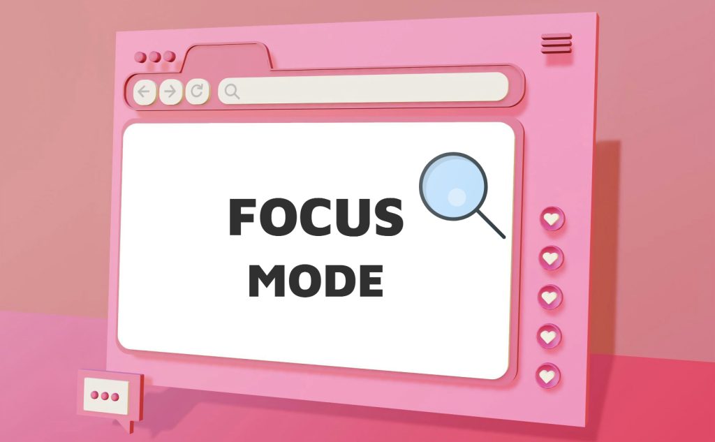 onetab = focus mode